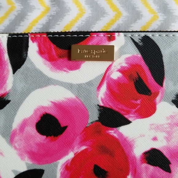 Kate Spade Rosebed Lacey Zip Around Wallet - Picture 4 of 8